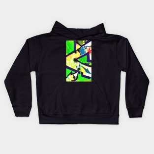 urban skateboard rap by LowEndGraphics Kids Hoodie